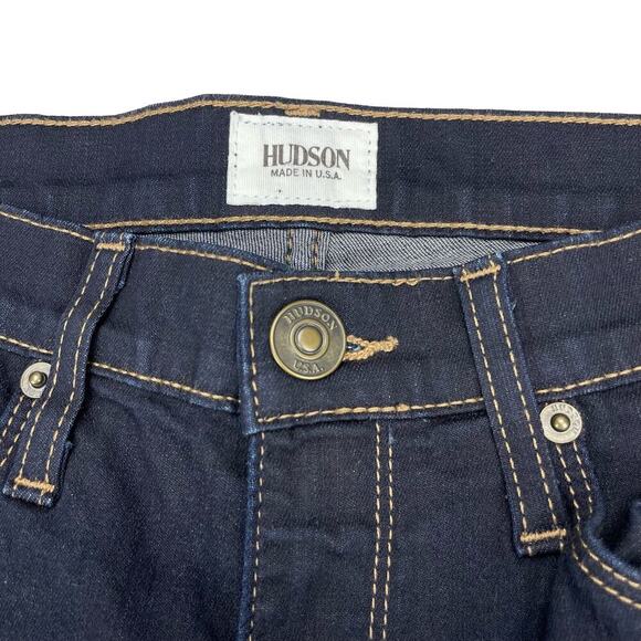 HUDSON Jeans High Waisted Tilda Straight Leg Jean Sz 24 Navy - Picture 5 of 8